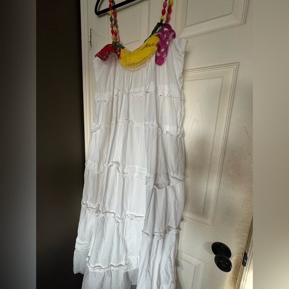 Farm Rio - Off-White Fruits Richelieu Sleeveless Maxi Dress - Picture 15 of 15